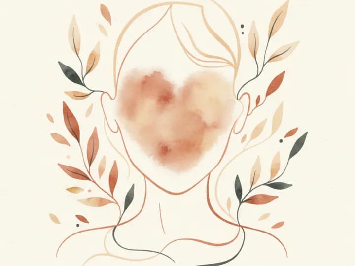 Abstract illustration of difficulty identifying emotions